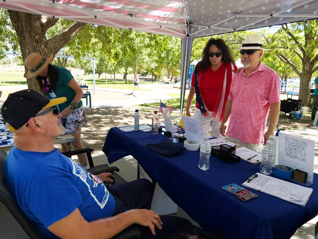 Candy and Frank Patterson with Sam Wolinsky