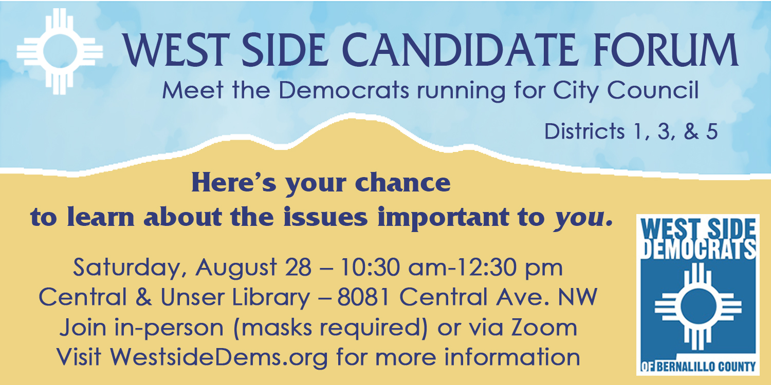 Read more about the article August 28 West Side City Council Candidate Forum