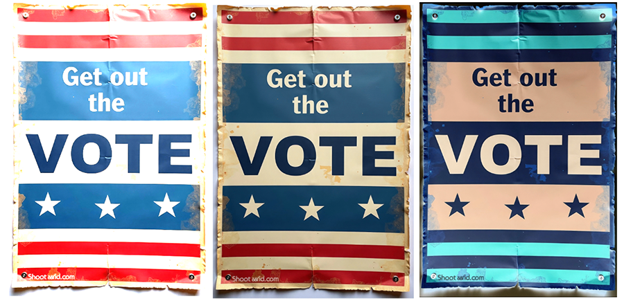 Get Out The Vote banners