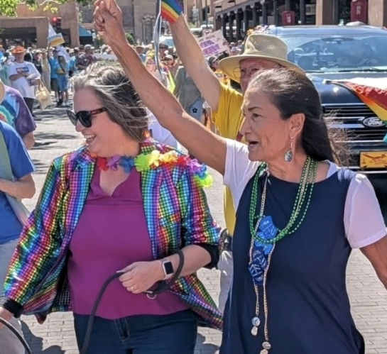 Stephanie Garcia Richard campaigning