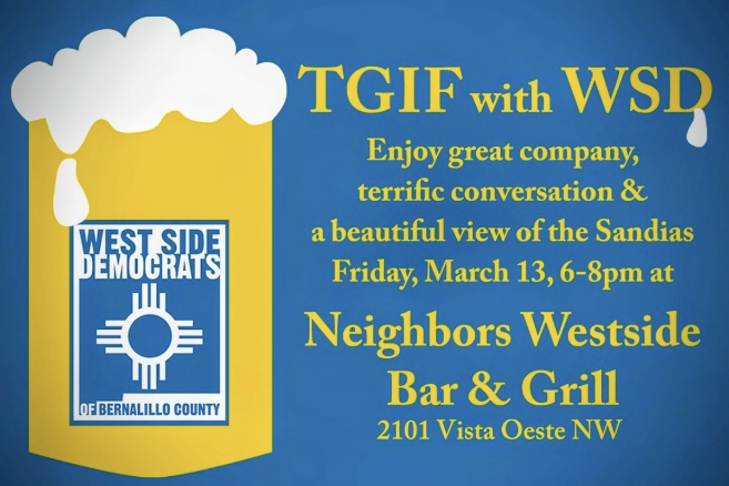 TGIF with WSD Event Graphic