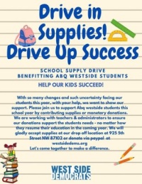 Read more about the article Drive-In Supplies to Drive Up Success: West Side Dems Step Up to Help Students